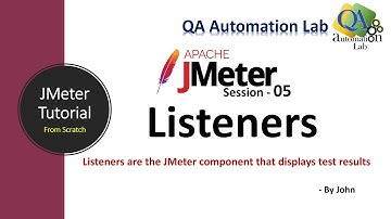 JMeter Tutorial S-05 | Listener in JMeter| How to add Listener in JMeter | QAAutomationlab