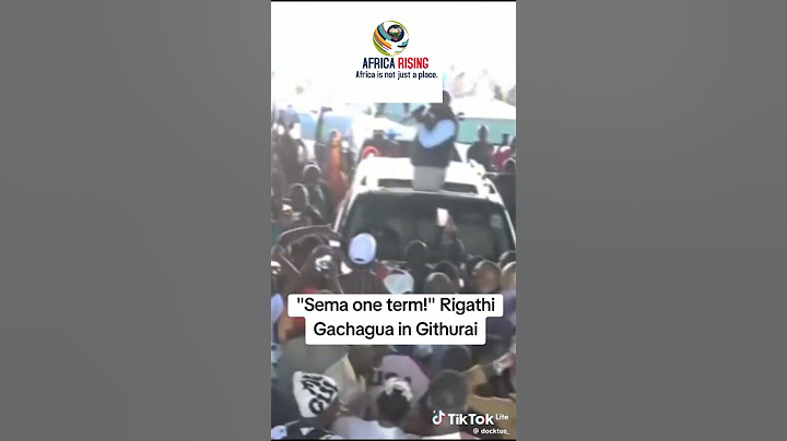 Rigathi Gachagua gaining popularity/Ruto one Term in Githurai #kenyanews #Kenyanpolitics #riggyg