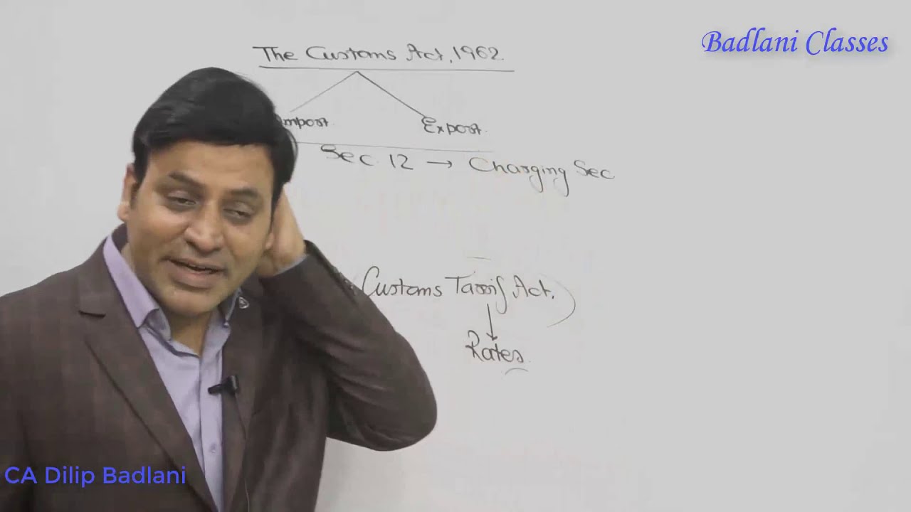 The Customs Act 1962 Lecture 1 YouTube the-customs-act-1962-lecture-1-youtube