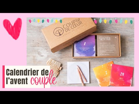 ❤️ Le CALENDRIER de l'AVENT pour les COUPLES | COUPle de COEUR ❤️