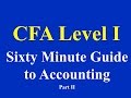 Sixty Minute Guide to Accounting- Part II