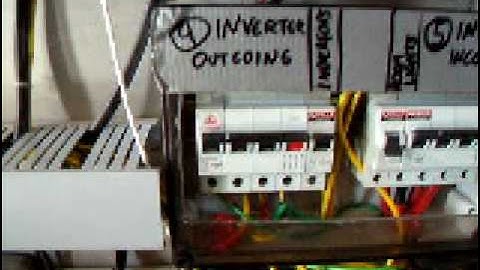 DWLS PV System Tutorial: MCB Descriptions