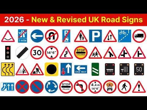 New & Revised UK Road Signs 2026 | Don’t Get Caught Out! ⚠️📘