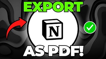 How to Export Notion as a PDF (Quick & Easy)