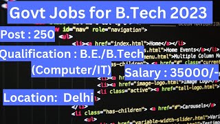 BISAG-N Recruitment 2023 – Apply Online For 250 Software Professional | Government Jobs After B.Tech screenshot 4