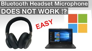 Bluetooth Microphone does not work on Windows10 (Headsets & Headphones) (how to fix) 👍 screenshot 5