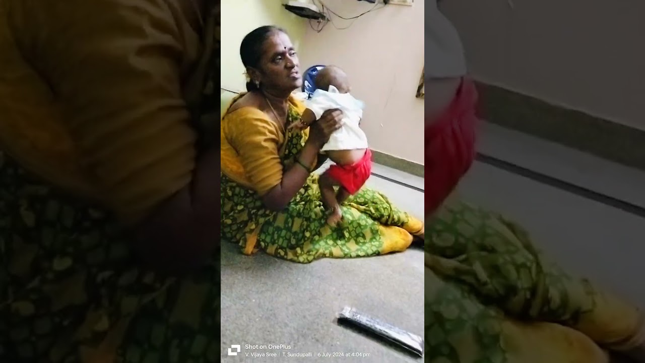 playing with grand mother 😅