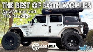 The Best of Both Worlds: Anthem Liberty Wheels & 37” Kenda Klever Tires for Jeep Wrangler