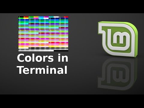 Meaning of different colors in command line terminal of Linux Mint (Ubuntu) hqdefault