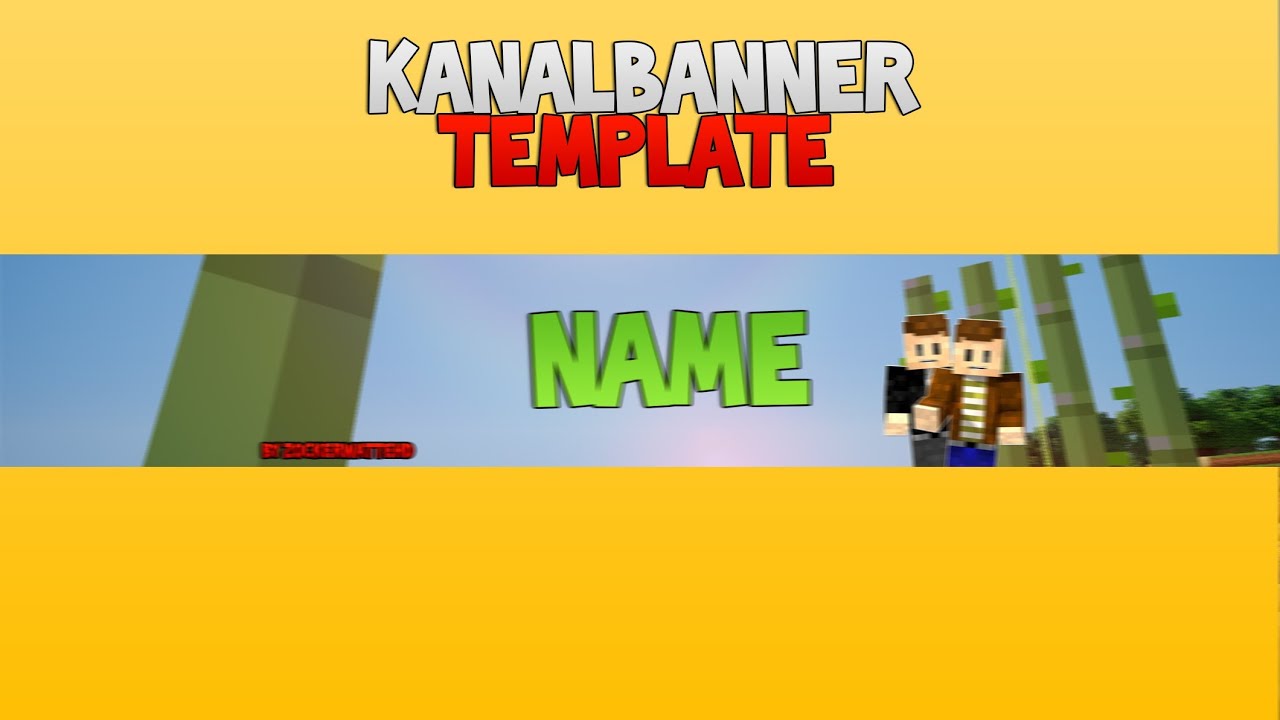 Kanal Banner Template v.1 - YouTube