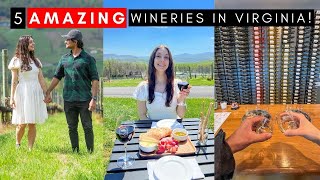 5 WINERIES in Virginia you NEED to try | our first collab as content creators (part 2)