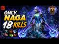 ⚔️ IMMORTAL NAGA SIREN | 18 KILLS AXE BUILD DOMINATION! | ONLY NAGA Dota 2