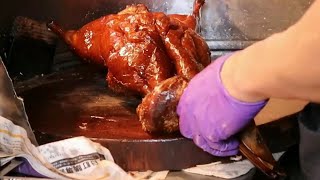 香港燒臘快刀手 - 台灣街頭美食 / hong kong roast duck pork chicken fast chopping hand – taiwanese street food