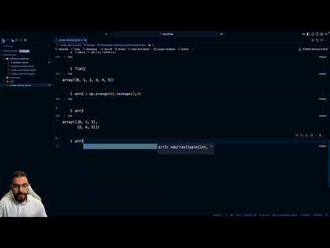 Reshaping, Flattening, Transpose, and Stacking Numpy Arrays