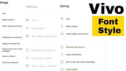 vivo y11 mobile me font style kaise change kare | vivo mobile me font style kaise change kare