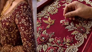 Bride's of Din Couture | Farshi Tail Lehenga | Maroon Bridal Dupes 
