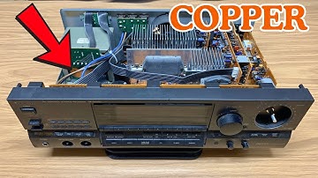 How to Scrap a Stereo Receiver for LOADS of Copper 