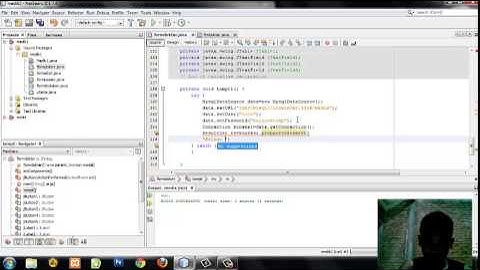 Menampilkan Data Di tabel pada Program Java Menggunakan Netbeans