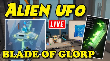 Fisch New ALIEN UFO Update Quest LIVE - Blade of GLORP Rod (Roblox Fisch)