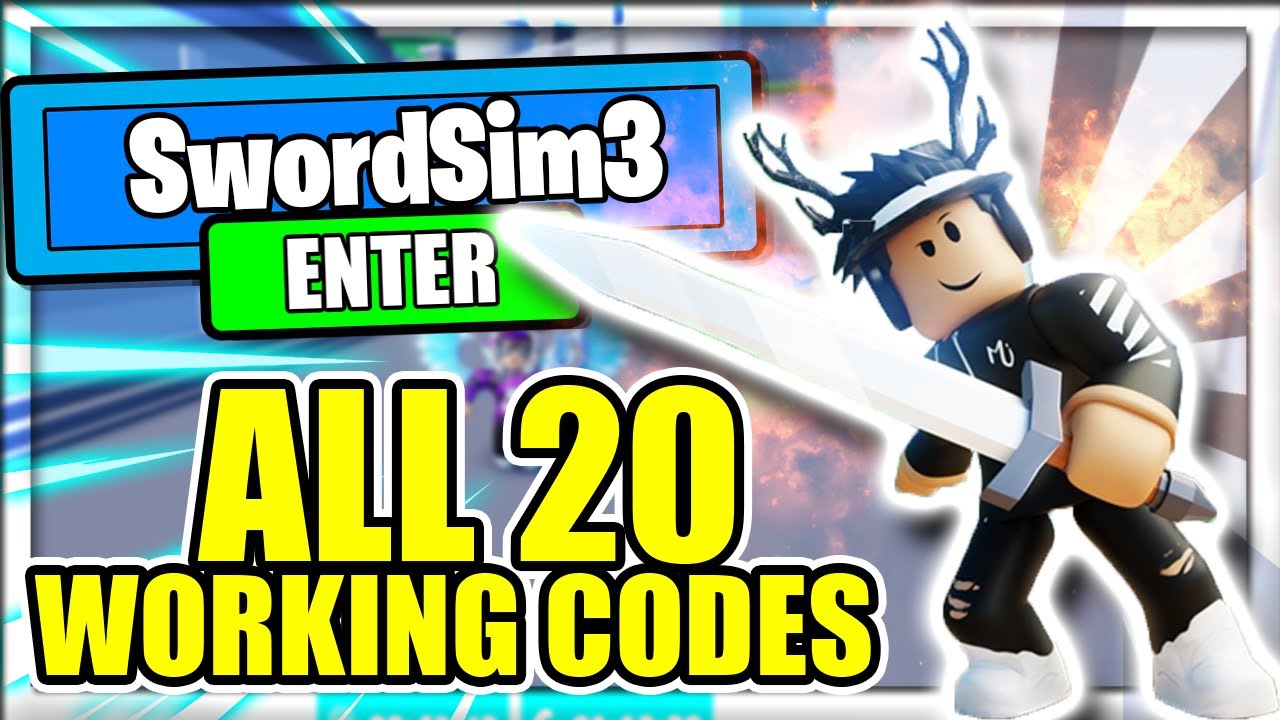 ALL 20 NEW OP CODES Sword Simulator 3 Roblox YouTube