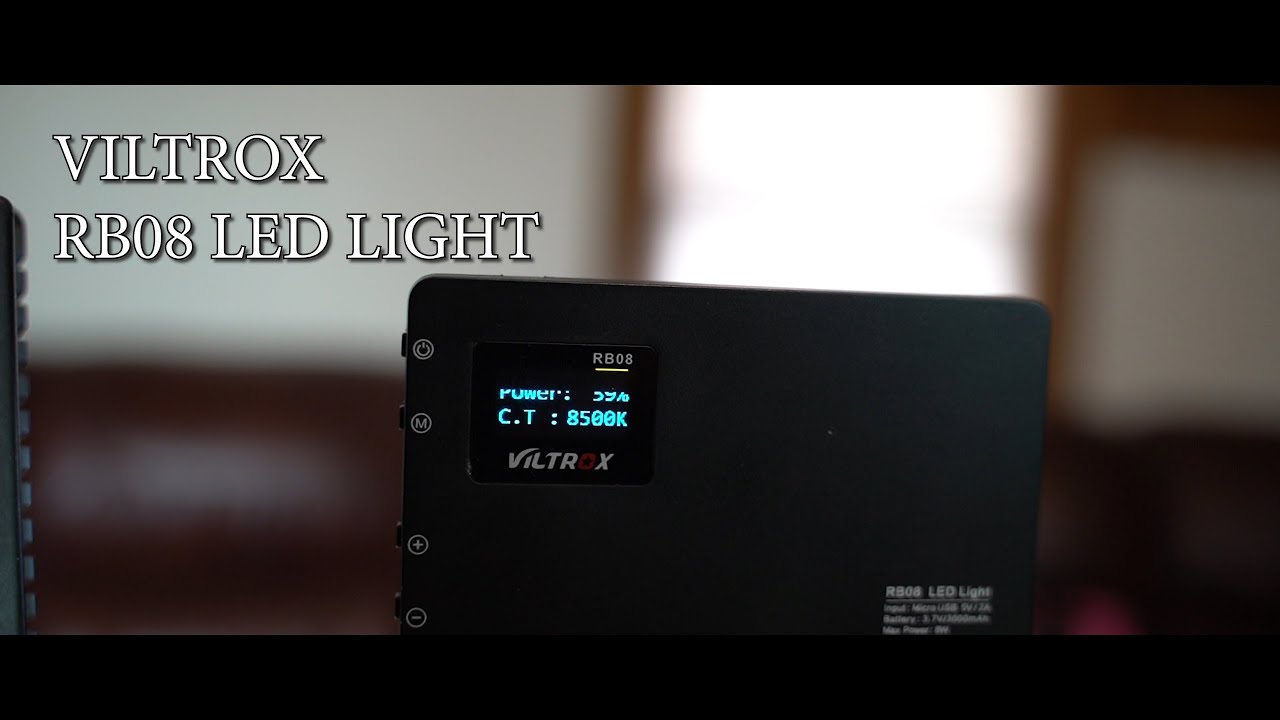 Viltrox RB08 LED Light – 8 W / 2 500–8 500 K bi-color