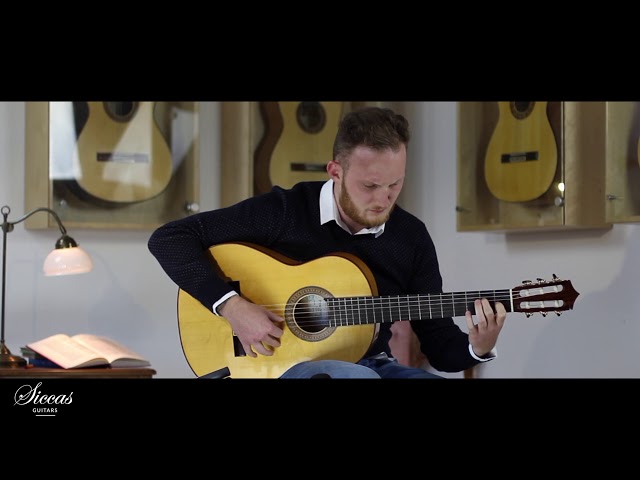 Pepe Fernández plays Soleá on a 2017 Pedro Muriel Flamenca Blanca