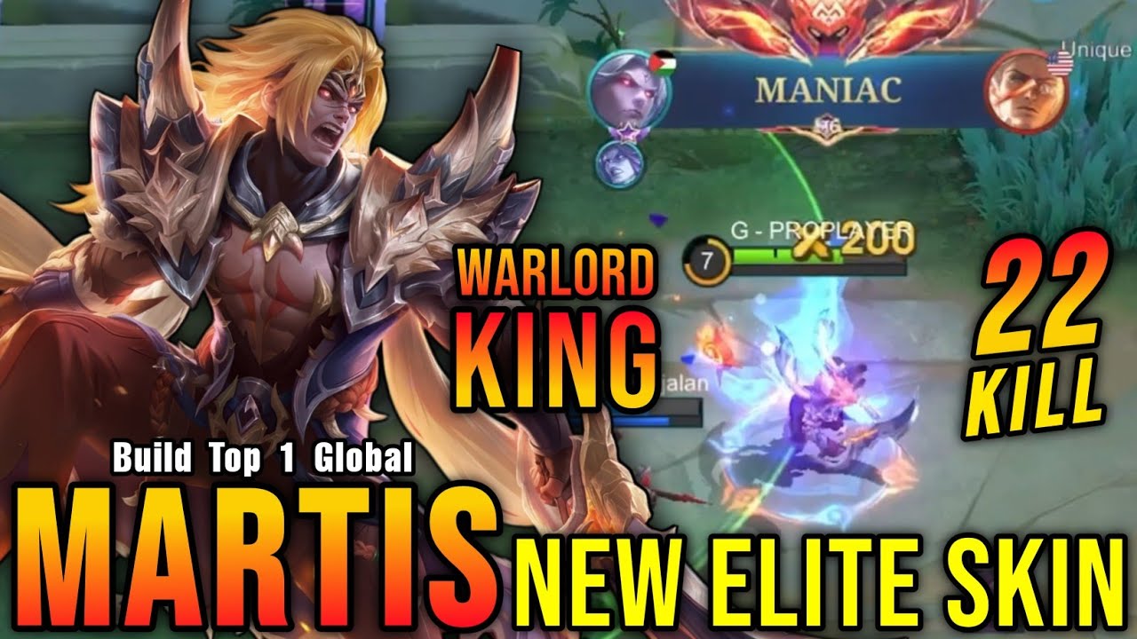 22 убийства + МАНЬЯК!! Новый ЭЛИТНЫЙ облик короля-военачальника Мартиса!! - Соберите лучшего Март...