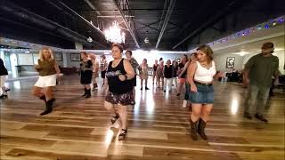 Dancing Fireball Easy Line Dance By Marthe Thibeault At The Crystal Ballroom On 8 18 23