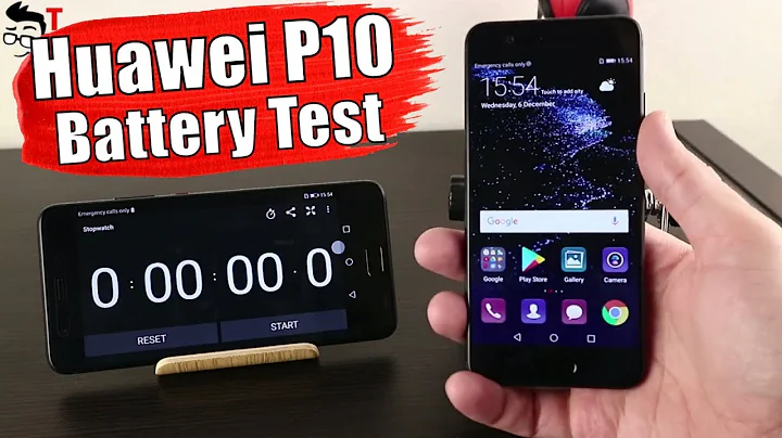 Huawei P10 - Battery Drain Test and Charging Time