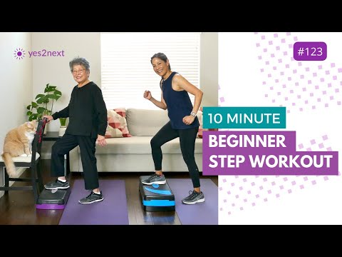 10 Minute Beginner Step Workout  Low Impact, Gentle Exercise 