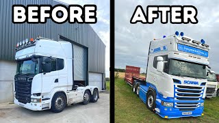 SCANIA V8 FULL BUILD | FIRST MODIFICATION TO FIRST SHOW!