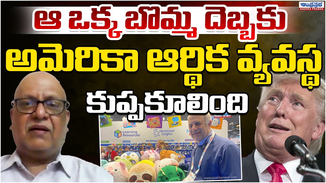 American Economic Downfall Due To A Toy Merchant | Trump | Andhra Prabha Digital