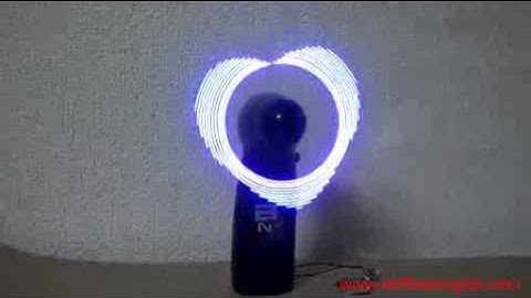 led flashing message fan-www.ledflashingfan.com，so Amazing！