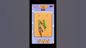 #gameplay Nuts Bolts easy level 27 #games #gaming #puzzle #puzzlegame #braintest #gamer #sorts