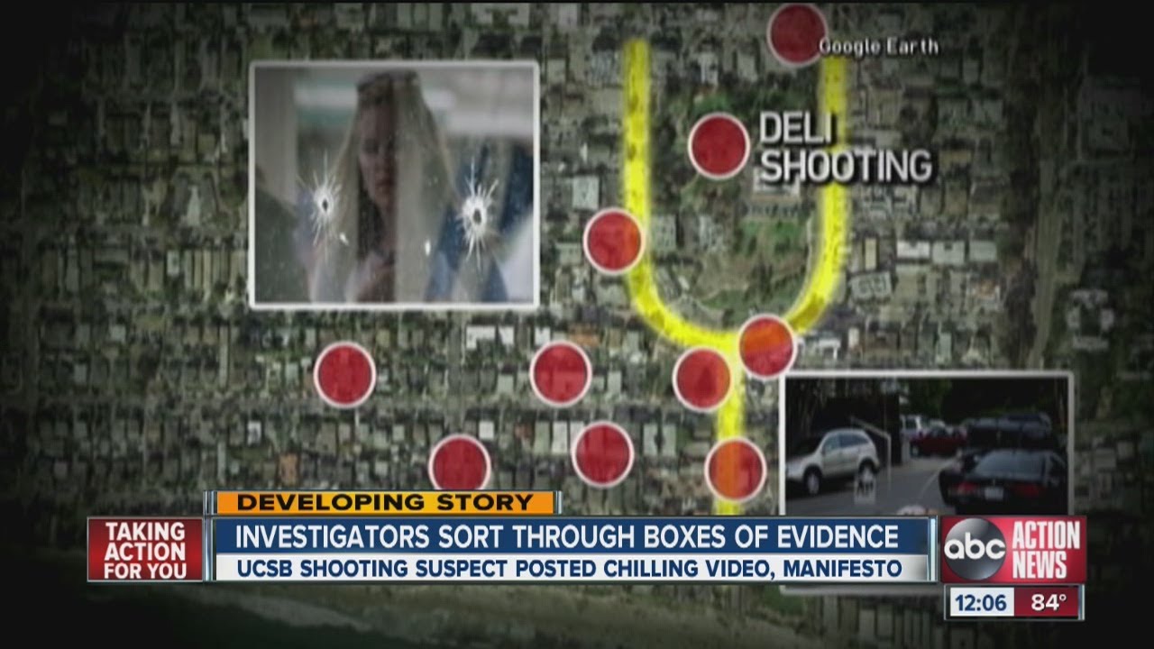 Goleta, CA shooting rampage suspect left chilling manifesto and videos