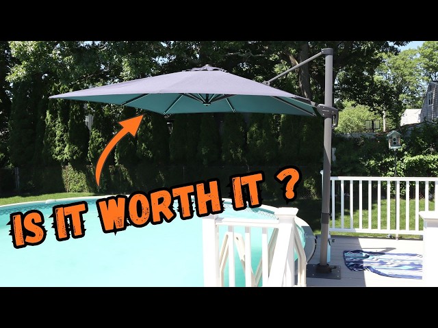 best qualities in an offset patio umbrella Choice Products 10ft Cantilever Hanging Market Umbrella, 8 Sturdy Ribs, Easy Adjustment Go big this sunny season with an umbrella built for more Pellebant 10 ft. Double Top