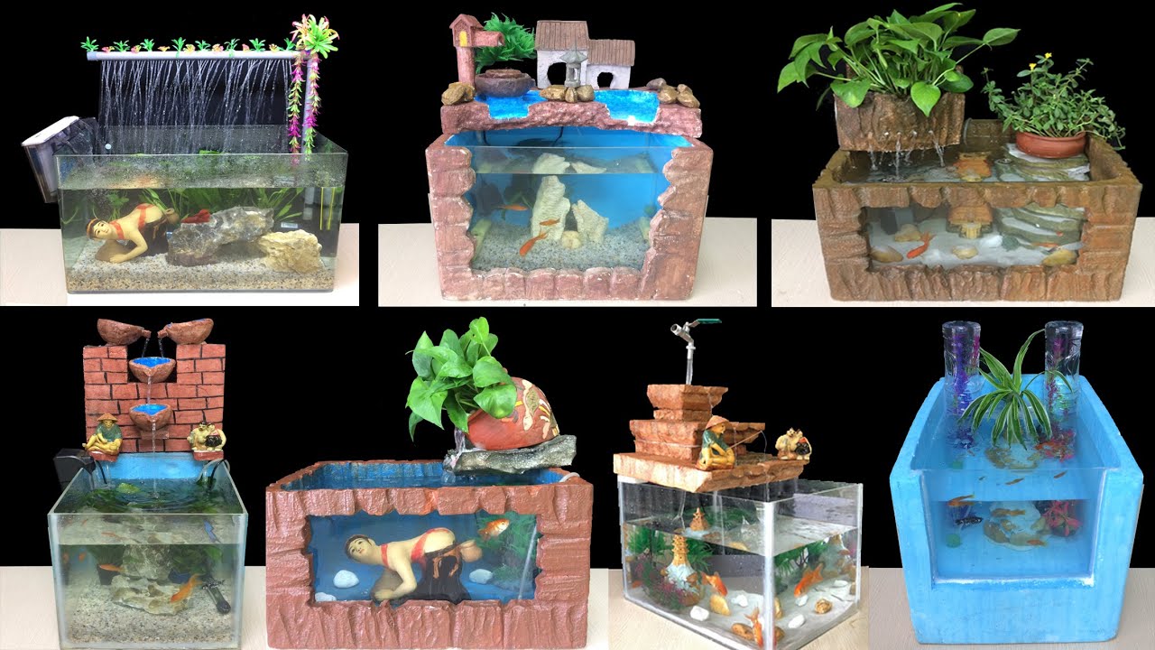 reserva Paseo Desobediencia TOP 10 DIY Aquarium Decoration Ideas | How to make fish tank at home ideas  | Home Decoration #48 - YouTube