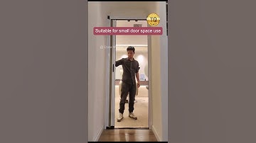 The invisible partition door with no drilling design only takes 15 minutes to install, no drilling