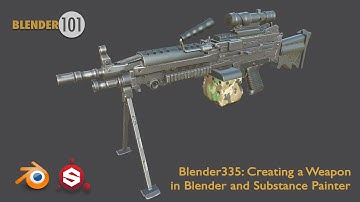 Creating a Weapon with Blender and Substance Painter - Promo