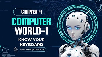 CHAPTER-4 | CLASS-1 | COMPUTER | KNOW YOUR KEYBOARD | PRAKASH GLOBAL EXIM | ‪@TinTinTV900