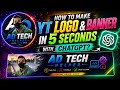 How to Make YT Logo & Banner in 5 Seconds with ChatGPT?