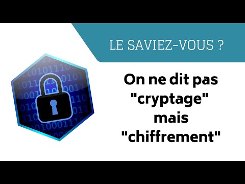 Vidéo: Que signifie pas crypté ?