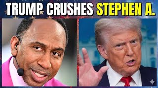 Donald Trump CLAPS BACK at STEPHEN A. SMITH  "He's A Low IQ Person." 