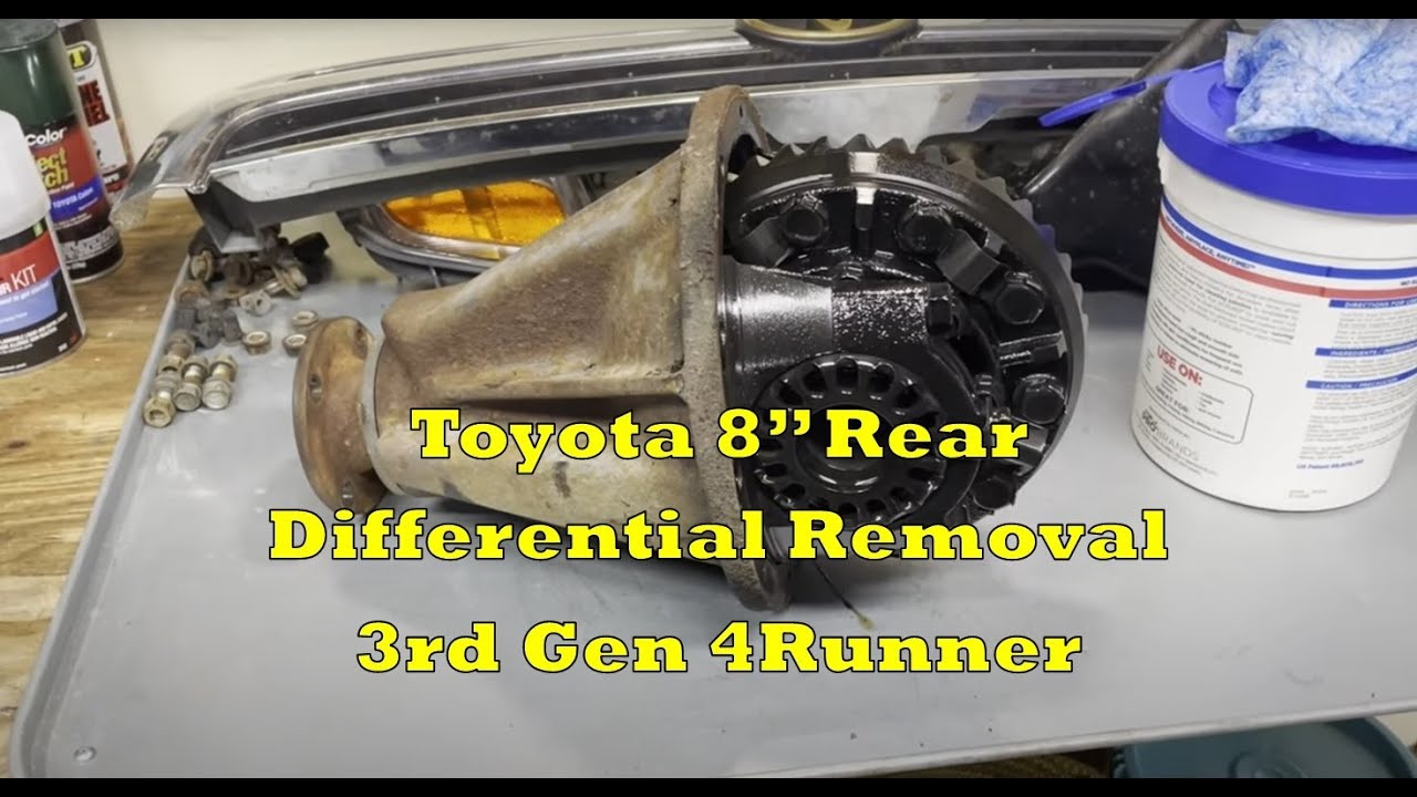 1996-2002 3rd Gen Toyota 4Runner Rear Differential Removal and Rebuild Part 2