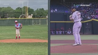 Spot on! Little League pitcher replicates windup of Astros pitcher Luis Garcia