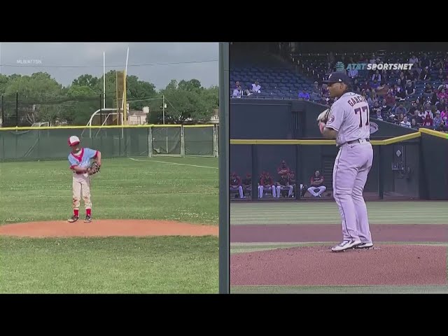 Spot on! Little League pitcher replicates windup of Astros pitcher