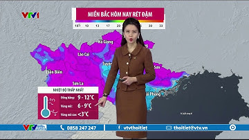 Dự báo thời tiết 12h30 - 17/1/2023 | Miền Bắc rét đậm, miền Nam nắng mạnh | VTVWDB