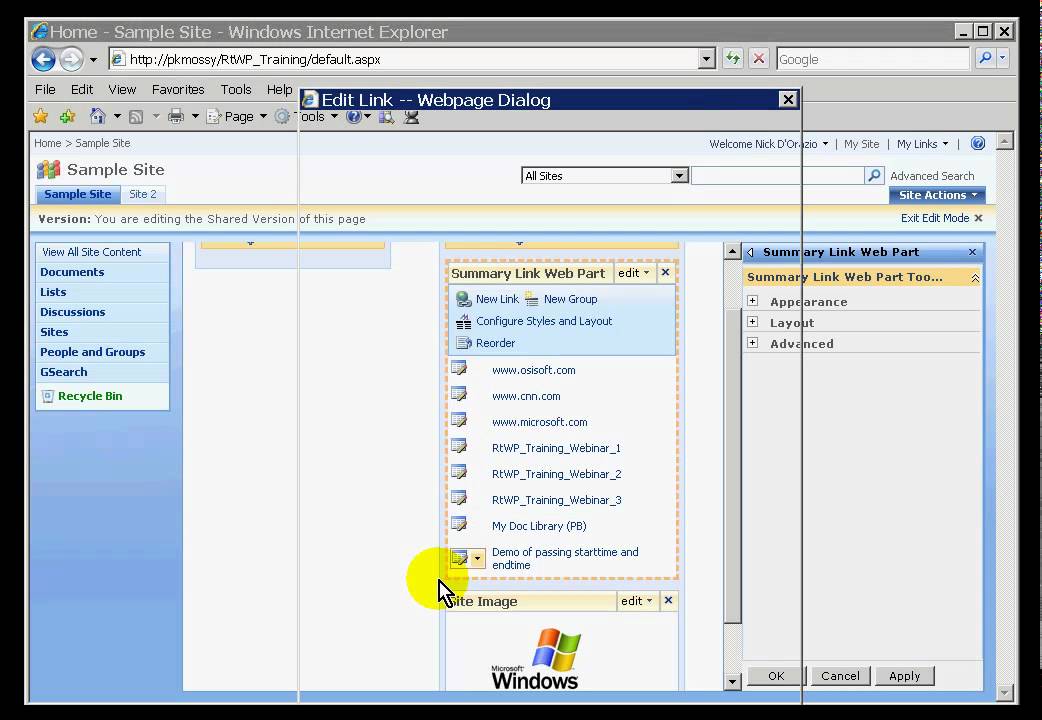 OSIsoft: Set the page Time Range via URL. v2.2