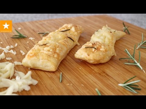 Видео рецепт Слойки с сыром