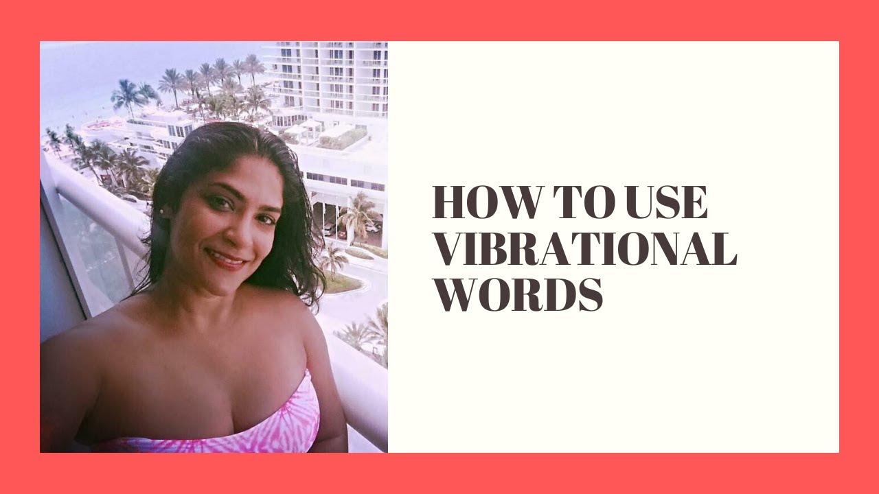 How To Use Vibration Words YouTube